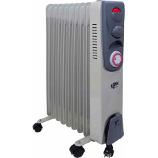 Besk Eļļas radiators 9 sekcijas 2000W ar taimeri