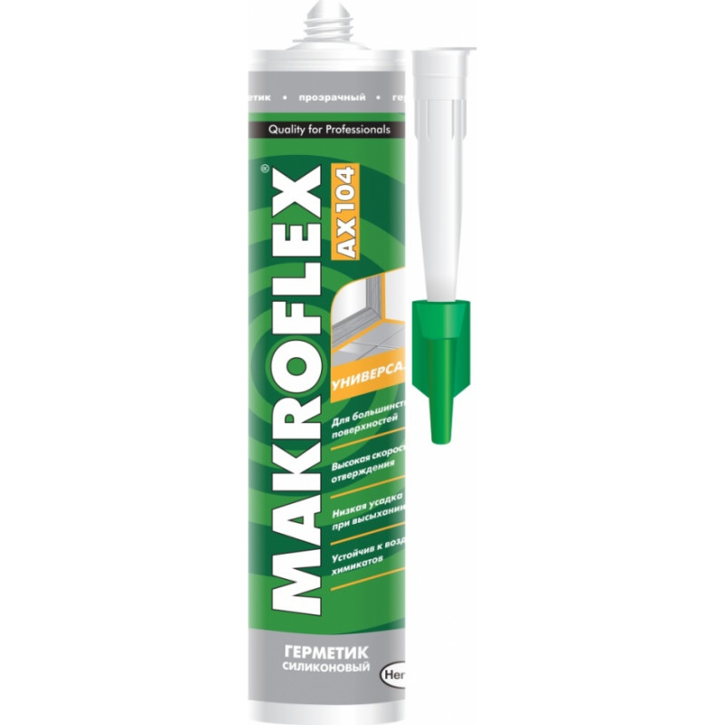 Makroflex Hermētiķis sanitārais Makroflex AX104 300ml bezkr.