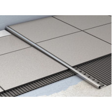 ACO profils ar melnu virsmu ShowerStep, 990 mm, labā puse, h=12.5/30 mm