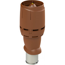 Vilpe FLOW izolēts ventilācijas izvads 160P/IS/500, ķieģeļsarkans