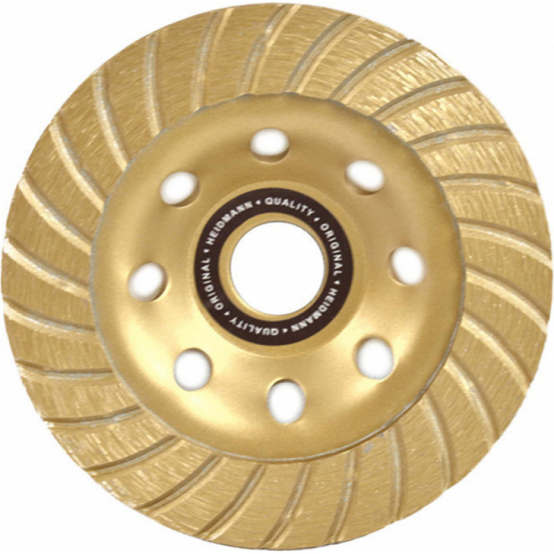 Geko Dimanta slīpdisks Turbo 125x22.2mm, segm. 5mm Heidmann