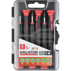 Kreator Skrūvgriežu komplekts smalkiem darbiem Torx KREATOR KRTH22103