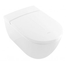 Villeroy & Boch pods ViClean-I200 Rimless, stiprināms pie sienas, 385x595 mm, ar bidē funkciju, balts CP