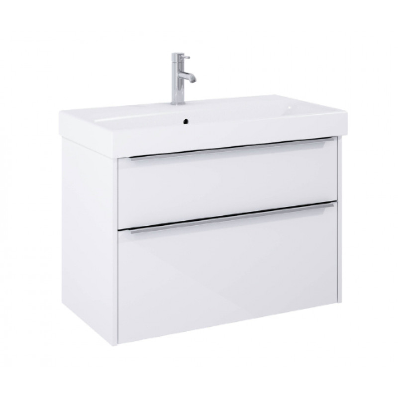 Jika izlietnes skapītis ar izlietni Pure, 825x440 mm, h=540 mm, 2A, spīdīgs balts