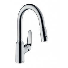 Hansgrohe virtuves izlietnes maisītājs ar izvelkamu dušu M429-H180, hroms