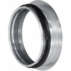 Europlast plakanais pievienojums metāla, Ø80mm ar gumijām