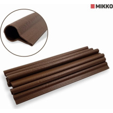 Mikko Rattan Nobeigums žoga lamilēm 19cm 10gab Brūns