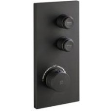 Herz Slēpta maisītāja komplekts FRESH termo f93B melns