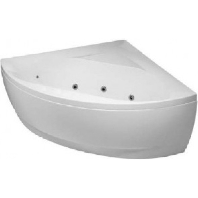 Balteco vanna Linea, 1390x1390 mm, ar paneli un rāmi, ar sifonu, balta akrila