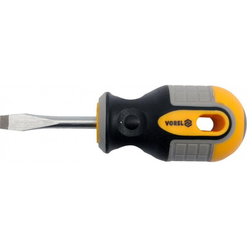 Vorel Plakanais skrūvgriezis 6x38mm, Vorel, 60917, CrV tērauds, magnētisks, universāls