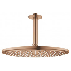 Grohe dušas galva ar turētāju Rainshower Cosmo 310 I, no griestiem, brushed warm sunset