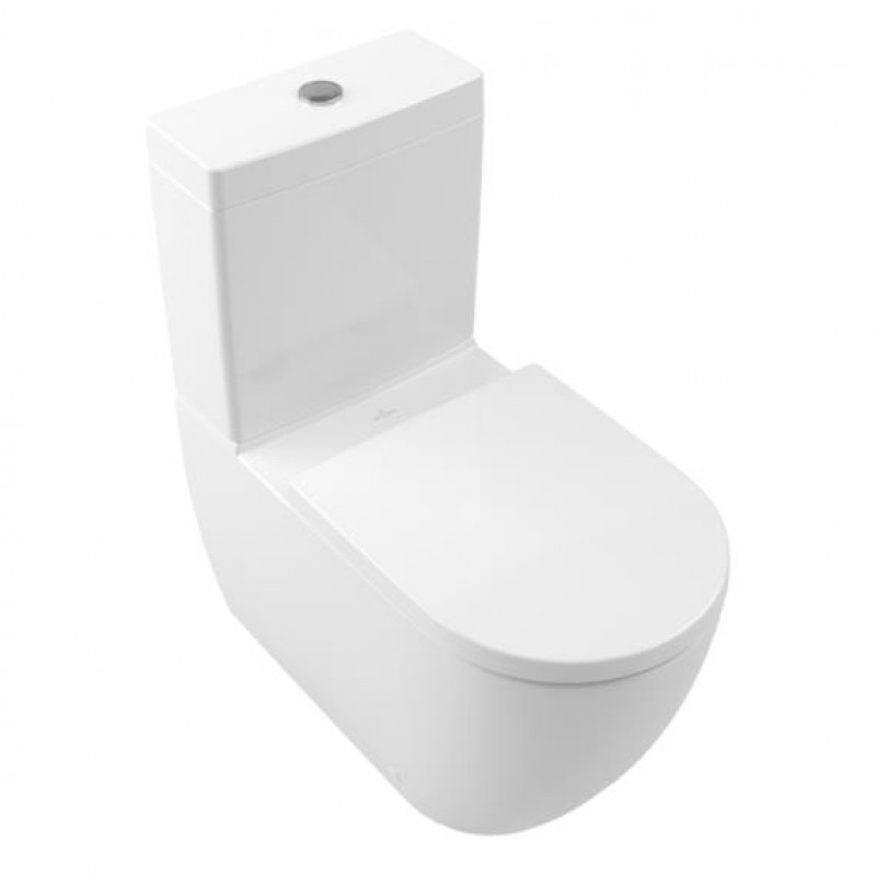 Villeroy & Boch poda apakša Subway 3.0 rimless, 370x710 mm, universāls izvads, TwistFlush, SupraFix, balta