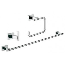 Grohe aksesuāru komplekts Essentials Cube New Guest 3-in-1, hroms