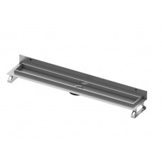 Tece dušas kanāls TECEdrainline, 900 mm, taisnais, ar atlocītu malu, nerūsējošais tērauds