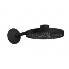 Hansgrohe dušas galva ar turētāju Axor One 280 1 jet, no sienas, matēts melns