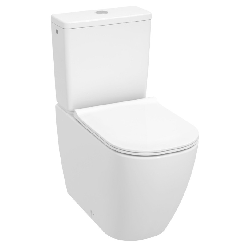 Jika komplekts-pods ar QR/SC vāku Mio-N Rimless, skalojamā kaste, balts