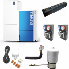 Easypell 25 Granulu apkures katls (8-25kW) ar 185kg granulu tvertni, 3 SG+BOI