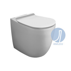 Simas Vignoni Rimless WC pods, balts - gab.