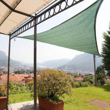 Trīsstūrveida ēnošanas tīkls SUNSHINE KIT 3x3x3m, zaļš / gab
