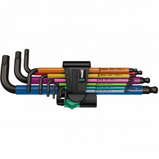 Wera Krāsainu seškantes atslēgu komplekts WERA 950 SPKL/9 SM