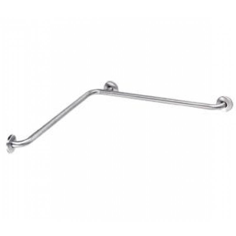 Mediclinics atbalsta rokturis Medinox, 755x760 mm, stūra, matēts nerūsējošais tērauds AISI 304