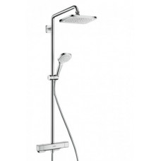 Hansgrohe dušas sistēma ar termostatu Croma E 280 1jet/Croma Select E Multi, hroms