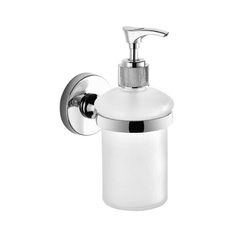 Gedy šķidro ziepju trauks ar turētāju Felce, hroms