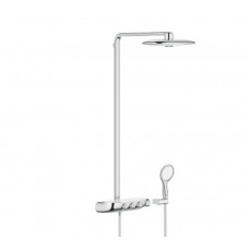 Grohe dušas sistēma ar termostatu Rainshower SmartControl 360 Duo, rokas duša Power&Soul 115, hroms