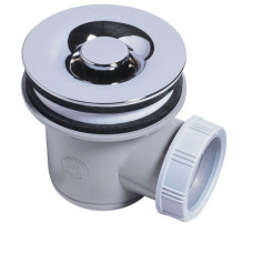 Wirquin Tourbillion Dušas paliktņa sifons, 30 l/min, plastmasas, d=60x40mm, pelēks/hroms