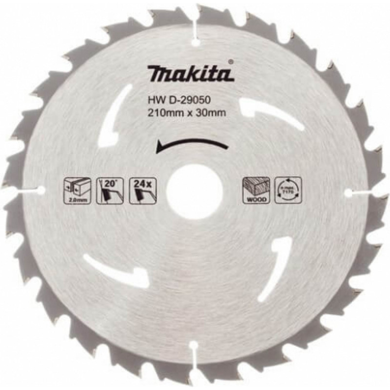 Makita Accessories Zāģripa 210x30x2,0 mm MAKITA 24T