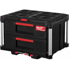 Milwaukee Instrumentu kaste ar 2 atvilktnēm MILWAUKEE Packout