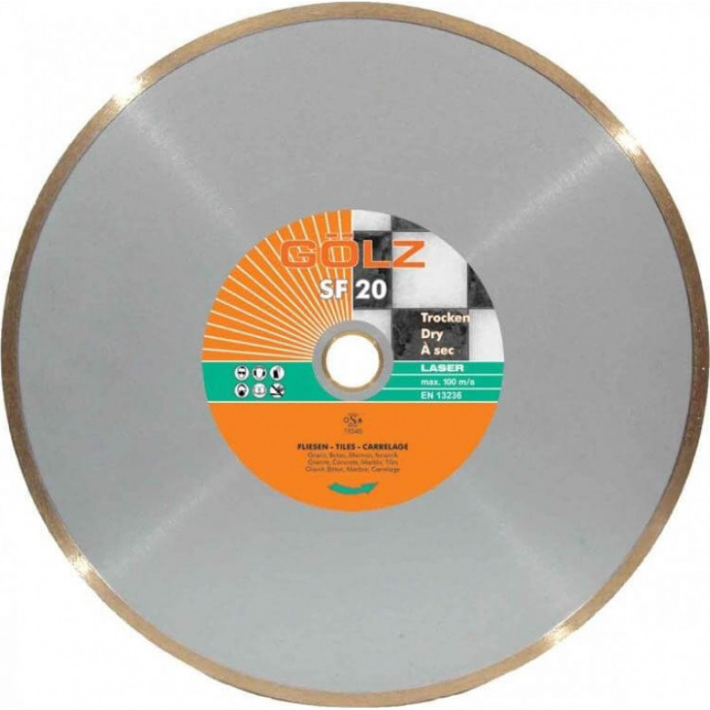 Golz Dimanta disks keramikai GOLZ SF20 Ø180x25,4mm
