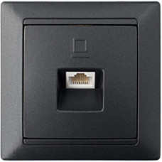 Bylectrica Interneta ligzda STILJ RJ45, 1v., grafīts BYLECTRICA