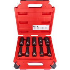 Milwaukee Accessories 10 daļu garo trieciena muciņu komplekts MILWAUKEE SHW 1/2