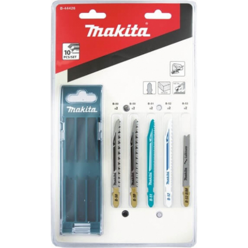 Makita Accessories Figūrzāģa asmeņi MAKITA Super Express, 10 gab.