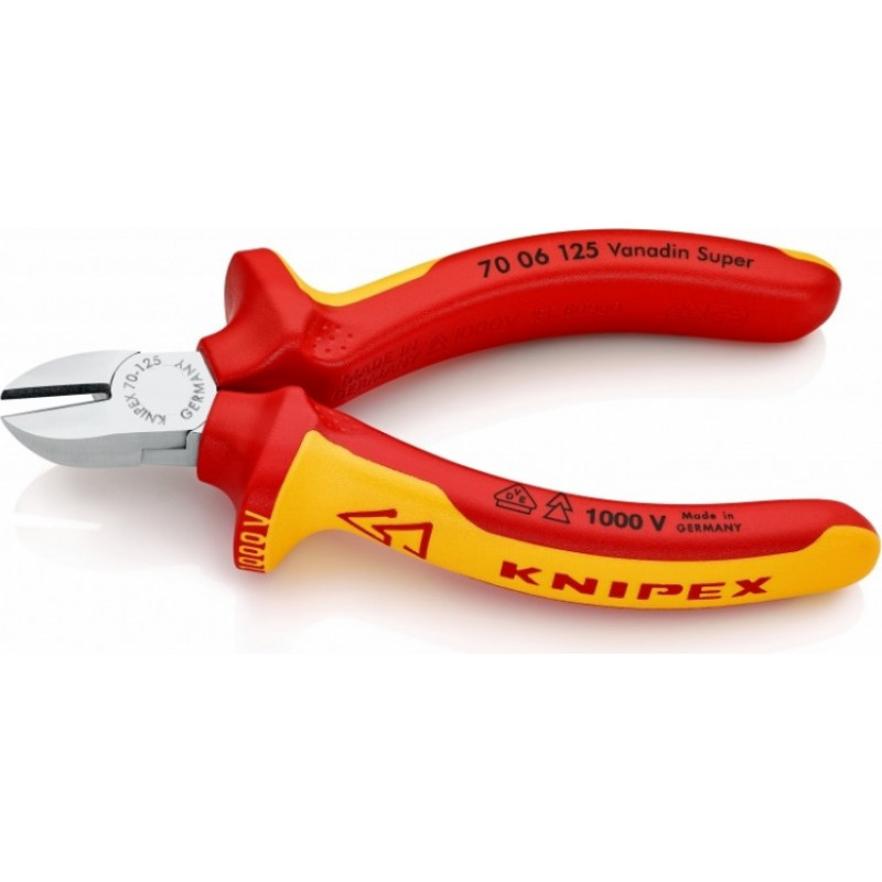 Knipex Hromētas griešanas knaibles KNIPEX 7006