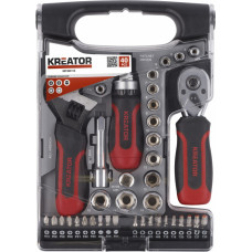 Kreator Instrumentu komplekts 1/4'' 4-12mm (40gab.) KRT500116 KREATOR