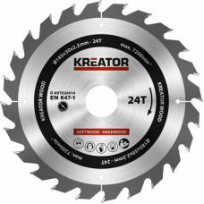 Kreator Zāģa ripa kokam 185x30x2.2mm, 24 zobi Kreator