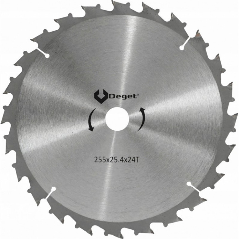 Deget Krūmgrieža ripa 255x25.4mm, 24 zobi V90152 DEGET
