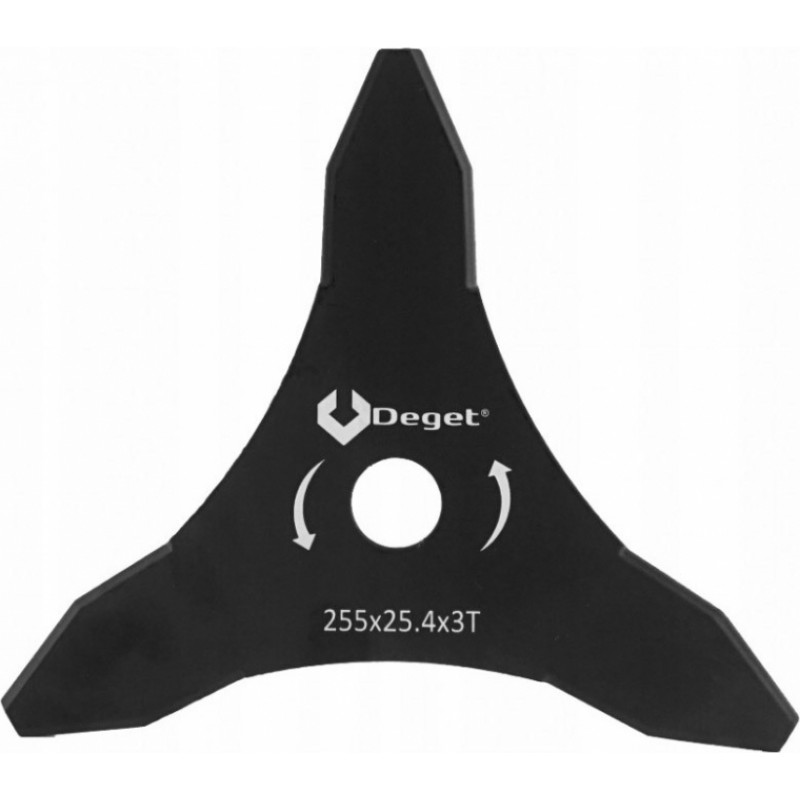 Deget Krūmgrieža ripa 255x25.4mm, 3 asmeņi V90155 DEGET