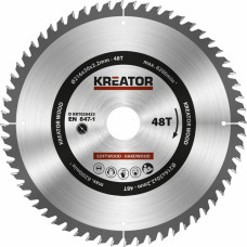 Kreator Zāģa ripa kokam 216x30x2.2mm, 48 zobi Kreator