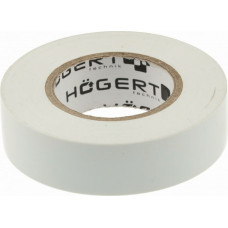 Hogert Izolācijas lente 19mm x 20m balta PVC HT1P285 HOGERT