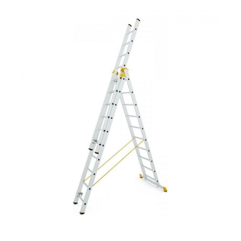 Alve Kombinējamās kāpnes Alve Prof, trīsdaļīgas 3x14 pakāpieni, 10.34m