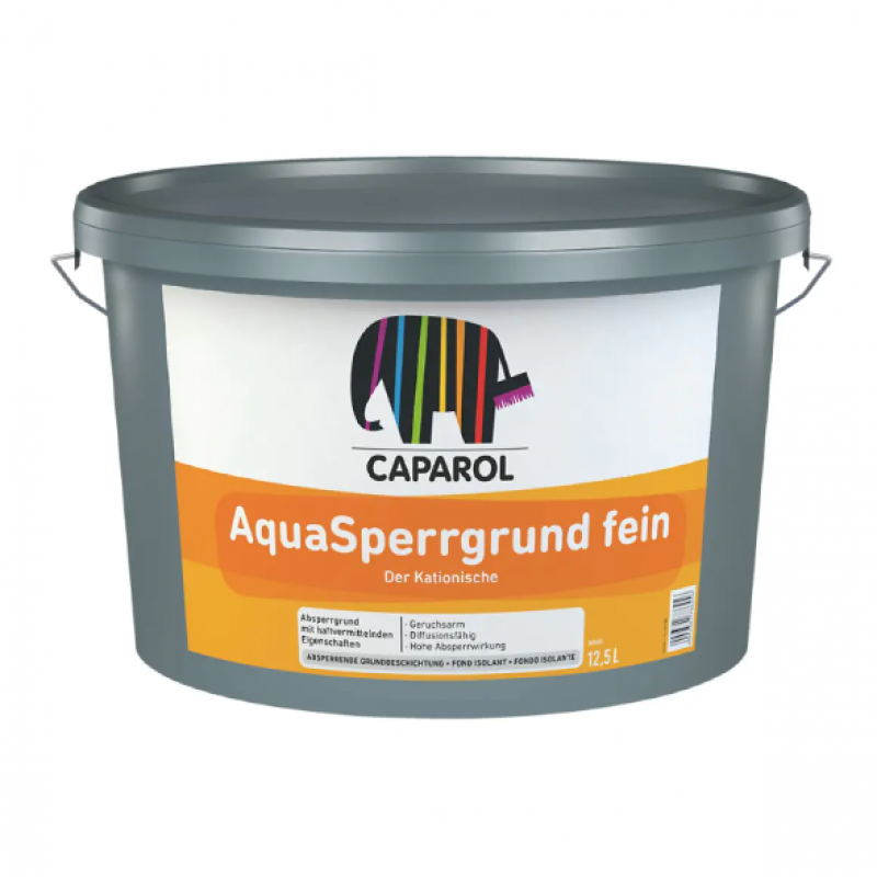 Caparol Aqua Sperrgrund fein Izolējošās ūdens bāzes grunts iekšdarbiem 12.5L