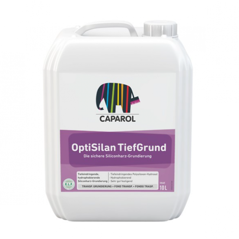 Caparol OptiSilan TiefGrund Hidrofoba silikona sveķu dziļumgrunts 2.5L