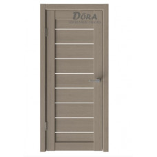 Dora Flash-8, PVC Pārklājuma, Durvju Komplekts - Vērtne, Kārba, 2 Eņģes, Ar Polipropilēna Pārklājumu, Pelēks, 80x200cm