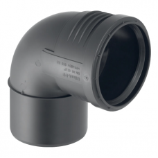 Geberit Silent-PP Skaņu slāpējošas kanalizācijas līkums 87.5°, D110 mm