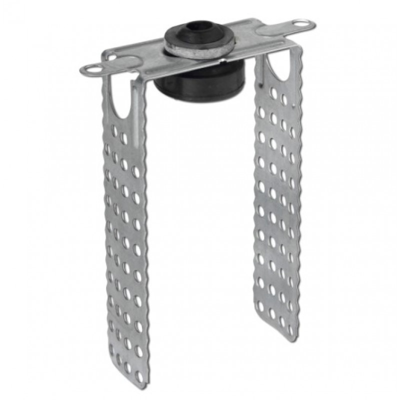 Knauf U veida skava ar gumiju CD 60/27 profilam, 120mm (100gab)
