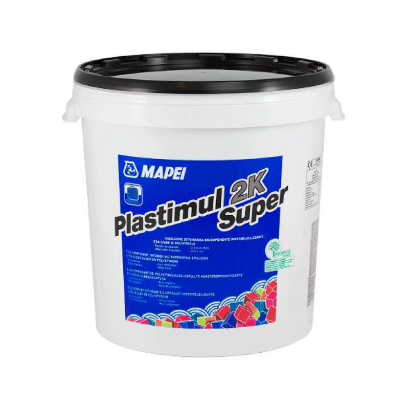 Mapei Plastimul 2k Super A+B Bituma hidroizolācija pamatiem, 22.9 kg