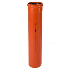 Ostendorf KGEM PVC Ārējās kanalizācijas caurule ar uzmavu, SN4, DN160mm, 3m